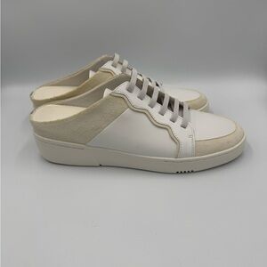 Kenneth Cole Kam Court Mule Sneakers White/Beige 9.5 New No Box